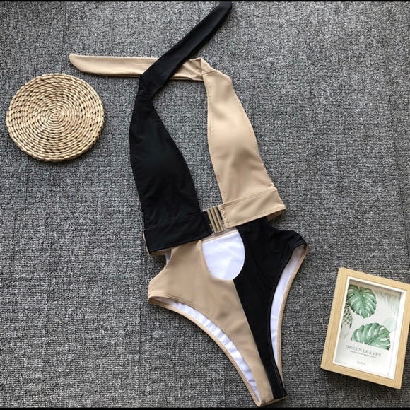 Two Tone Swimsuit - Picture 3 of 4